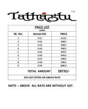 Tathastu  Series 6101 To 6109